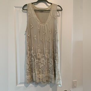 Nina Kendosa dress in cream/nude colour